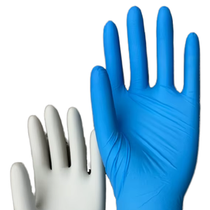 Gants chirurgicaux en latex certifiés CE EOS Medical, désinfection à l'ozone, 100 pièces, tailles S M L, consommables de qualité, professionnels médicaux - Product Image 1