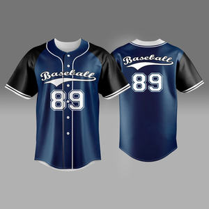 เสื้อเบสบอลแบบกำหนดเองจากผู้ผลิตชั้นนำ รับผลิตแบบ OEM ODM ขายส่งเสื้อเบสบอลแขนสั้นติดกระดุมสำหรับผู้ชาย ดีไซน์ลายทาง - Product Image 4