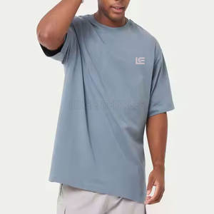 Camiseta Oversize Cómoda y Sólida, Transpirable, Talla Personalizada, Alta Calidad, Secado Rápido, Hecha de Algodón y Poliéster, Colores Personalizados, en Stock - Product Image 5