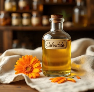 Aceite Portador de Caléndula Orgánico Puro y Natural con Aceite de Officinalis, Grado Cosmético, Cuidado del Cabello, Antienvejecimiento, Proveedor a Granel - Product Image 3