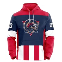 Maillot de hockey sur glace personnalisé pour adultes, respirant, imprimé par sublimation, uniforme antibactérien, vêtements de sport professionnels OEM