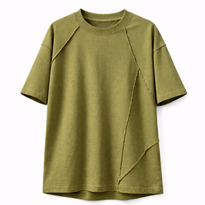 เสื้อยืดโอเวอร์ไซส์พรีเมียมเนื้อหนัก 220 GSM ผ้าฝ้ายผสมสแปนเด็กซ์ แบรนด์ส่วนตัว - Product Image 4