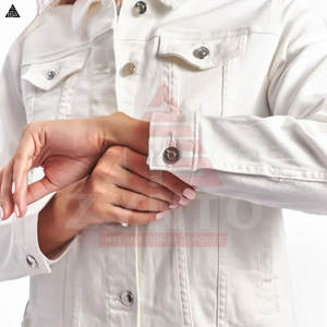 Nouvelle veste en jean pour femme, couleur noire, tendance, prix d'usine, séchage rapide, qualité supérieure, populaire - Product Image 3