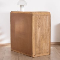 Commode design Vandana Royal Essence avec façades cannelées Céresto 3 grands tiroirs