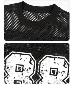 Ropa deportiva de alto rendimiento para jugadores de equipos, camisetas de fútbol americano, conjunto de tela deportiva transpirable para partidos - Product Image 2