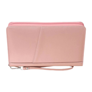 กระเป๋าสตางค์หนังแบบยาวพร้อมช่องใส่โทรศัพท์ กระเป๋าคลัทช์แบบยาวสำหรับผู้ชายผู้หญิงสไตล์วินเทจ - Product Image 2