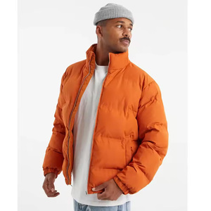 Veste d'hiver matelassée pour homme avec logo personnalisé, en polyester et nylon recyclés, rembourrée de coton thermique, écologique, vente en gros - Product Image 6