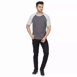 Custom <b>Men</b> <b>T</b> <b>Shirt</b> Polyester/Cotton Crew Neck Casual Short Sleeve <b>Striped</b> Tee Oversized Eco-friendly 320g OEM ODM Wholesale - Product Image 3