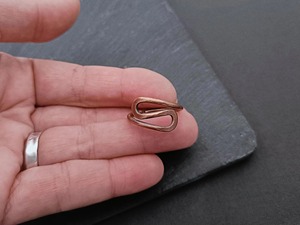 Handmade <b>Pure</b> Copper Finger Ring Adjustable Unisex For <b>Lovers</b> And Everyday modern for gift women wedding and party gift - Product Image 1