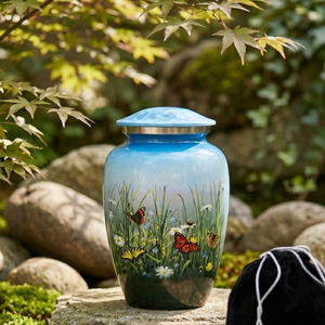 โกศบรรจุอัฐิสำหรับผู้ใหญ่ Peaceful Journey - โกศโลหะสำหรับบรรจุอัฐิพร้อมฝาปิด - Product Image 4