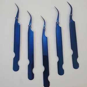 แหนบต่อขนตา DANTRIC IMPLANTS รุ่น DA-672 สีฟ้า พลาสมา สแตนเลสสตีล ปลายโค้ง แม่นยำ ผิวเรียบ สำหรับมืออาชีพ - Product Image 2