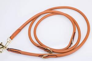 Correa de Cuero Enrollada Ajustable para Perros de la Marca Pear Tannery - Product Image 3