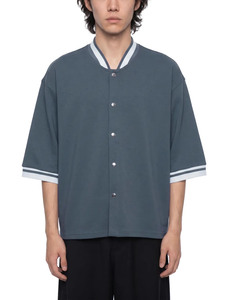 Maillot de baseball personnalisé avec logo, chemise streetwear oversize, maillot de baseball vintage à boutons, t-shirt pour homme et femme, coupe ample - Product Image 5