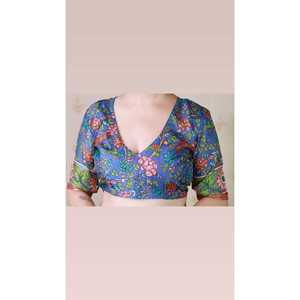 ผ้าไหมทัสซาร์สีน้ำตาลลายทาง ยี่ห้ออีลิท วีฟส์ น้ำหนัก 450 กรัม สำหรับงานปาร์ตี้ ลายพิมพ์ด้วยด้ายซารี ทอแบบอินเดียและปากีสถาน - Product Image 1