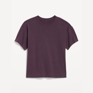 Camisetas de Punto Teñidas con Hilo de Algodón/Fibra de Bambú Unisex de Alta Calidad, Personalizables, para Hombre y Mujer, de Color Sólido, Secado Rápido, Corte Regular - Product Image 4