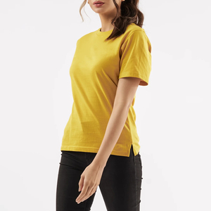 Camisetas de Mujer Transpirables y Ecológicas de Forro Polar 100% Algodón, Cuello Redondo, para Todas las Temporadas, de Secado Rápido, Anti-UV, Casuales, de Manga Corta - Product Image 2