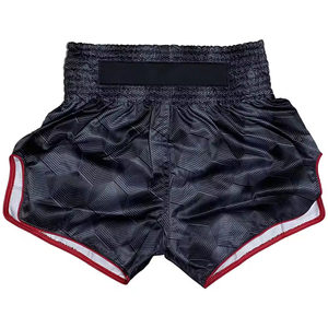 กางเกงชกมวยแฟชั่นขายส่ง รับทำโลโก้ กางเกงมวยไทยและ MMA สำหรับฝึกซ้อม ระบายอากาศได้ดี ลายบอร์ด - Product Image 2
