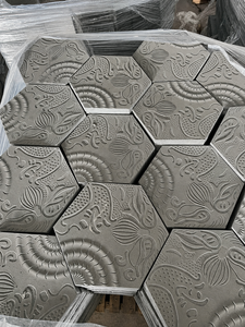 Moule en plastique PP de fabrication directe BAVIGO pour pavés en béton à motifs hexagonaux - Product Image 5