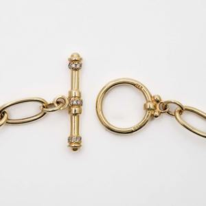 Collar Clásico de Cadena de Oro Rosa de 14K con Cierre de Palanca Frontal, Joyería Minimalista de Diseño, Accesorio de Moda - Product Image 4