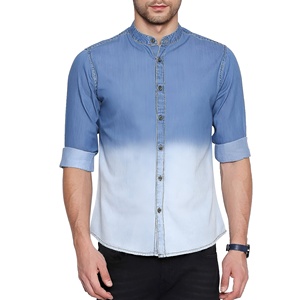 Popular Design Custom Color Premium Quality <b>Denim</b> Shirt Good <b>Material</b> Personalized Cheap Prices Men <b>Denim</b> Shirt OEM Service - Product Image 1