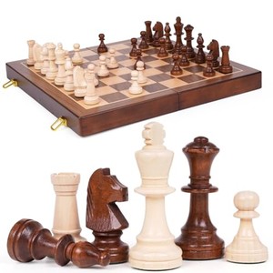 Wholesale Premium Sheesham <b>Wood</b> Foldable <b>Chess</b> Table - Unique Wooden <b>Chess</b> <b>Sets</b> - Product Image 1