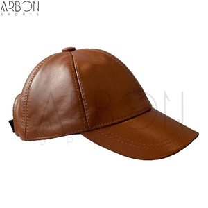 Casquettes en cuir faites à la main pour adultes, confortables, tendance, de haute qualité, du meilleur fournisseur, les plus vendues, pour l'extérieur, collection 2026 - Product Image 3