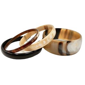 Bracelets en corne de buffle fabriqués à partir de matériaux naturels de boeuf Bracelets en corne de buffle fabriqués à la main pour accessoires de mode - Product Image 1