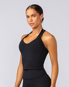 Débardeurs d'été ajustés pour femmes, sans manches, col rond, style décontracté, couleur unie, tricotés - Product Image 5