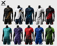 Uniformes Deportivos para Hombre X Sports City, Conjuntos de Uniformes Deportivos para Equipos, 100% Algodón Transpirable, Verano, Colores Personalizados OEM/ODM, Impresión Digital