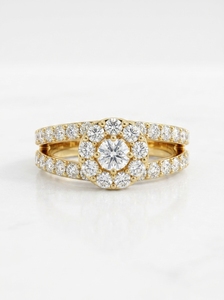 Anillo de Compromiso y Boda Romántico para Mujer, en Oro Sólido de 14K, con Diamante Cultivado en Laboratorio y Corte en Pera, Certificado por IGI, Moderno - Product Image 3