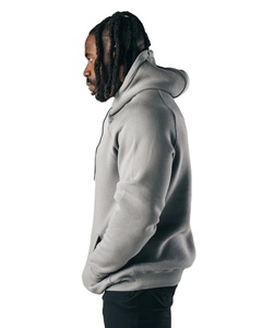 Sweat à capuche surdimensionné en coton épais pour homme, personnalisable, style streetwear vintage délavé, fabriqué au Pakistan - Product Image 3