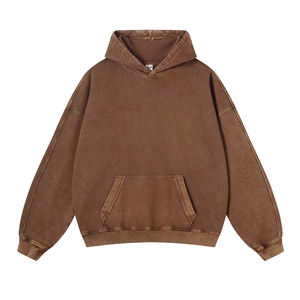 Men's Heavyweight 500GSM 100% Cotton Drop Shoulder <b>Hoodie</b>-Blank Streetwear Custom S-<b>5XL</b> Pocket - Product Image 3