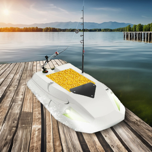 <span class=keywords><strong>Bateau</strong></span> à appât de pêche à télécommande LED, version nuit, capacité de charge de 2 kg, portée de 500 m, double moteur, <span class=keywords><strong>bateau</strong></span> en plastique, pêche à la <span class=keywords><strong>carpe</strong></span> - Product Image 1