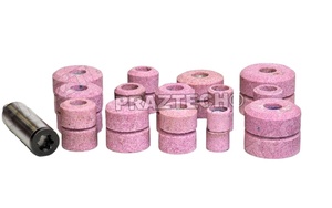 Sioux personalizado 11/16 \ "hilo Rosa DIY grado válvula molienda piedras con 11/16 \" soporte de piedra y estrella Drive OEM compatible - Product Image 4