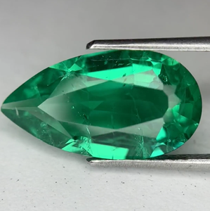 Columbia Emerald Cut Lab Created Grown Pear Cut Loose Gemstones Customizable Sizes Shapes Color Play/<b>Fire</b> - Product Image 1
