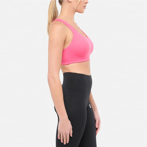 Conjunto de Yoga para Mujer, Transpirable, Cómodo, de Color Sólido, Ligero, con Sujetador Deportivo sin Mangas y Leggings - Product Image 5