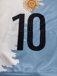 Calzado Deportivo Casual para Hombre, Impresión 3D, Nuevo, Moderno, con Diseño de 3 Estrellas 10 Sudaderas con Capucha Argentina Messi al por Mayor - Product Image 5