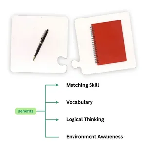 Libro de Aprendizaje Temprano para Emparejar las Cosas que Combinan, Tarjetas de Emparejamiento Preescolar, Juguete Educativo para Niños - Product Image 3