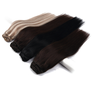 KSWIGS Vente en gros Usine Russe Cuticule Alignée Invisible Nouvelle Main Attachée Trame Extension de Cheveux Génie Trame Fournisseur de Cheveux Humains - Product Image 3