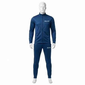 Ensemble de survêtement sportif décontracté pour hommes, tenue athlétique confortable pour la salle de sport, la course à pied, l'exercice et le jogging - Product Image 1