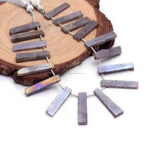 ลูกปัดทรงเหลี่ยมเพชรพลอยสีเหลืองธรรมชาติ9x12ถึง10x15มม. เส้นอัญมณีขนาด8นิ้วสำหรับทำเครื่องประดับจากธรรมชาติ - Product Image 3