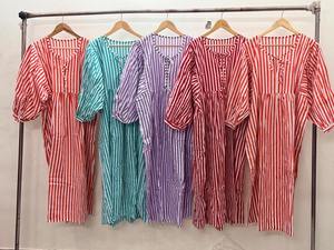 Robe midi en coton lavable à manches longues, imprimé animal, taille ample, style bohème, robe d'été - Product Image 5