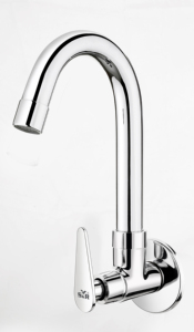 Wall Mounted Zinc Alloy Sink Cock Chrome Finish Long Body Laundry <b>Tap</b> Cold Water Basin Faucet Durable <b>Washing</b> <b>Machine</b> Valve - Product Image 3