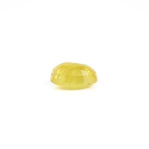 Loose 7.4 Carat Premium Yellow Sapphire Oval Cut Gemstone for Fine Jewelry - Product Image 3