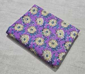 Tela india artesanal con estampado a mano, tela de algodón estampada a mano para vestidos, lista para exportación a granel, venta al por mayor directa de fábrica - Product Image 2