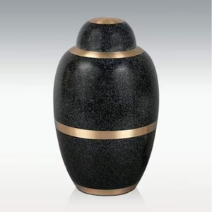 Leaf Band Cremation <b>Urn</b> Humans Ashes <b>Urn</b> <b>Large</b> Blue Cremation <b>Urn</b> Loved Ones Memorial Ashes Container Metal Funeral Jar - Product Image 5
