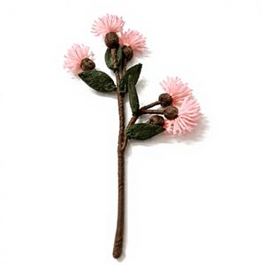 กิ่งดอกไม้ประดิษฐ์ทำมือจากผ้าสักหลาดขนสัตว์ ดอกคำฝอย พรีเมียม ตกแต่งบ้าน งานแต่งงาน สไตล์ชนบท - Product Image 4