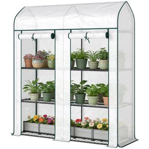 Mini serre portable blanche pour jardin, pour usage domestique - Product Image 5