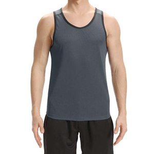 Custom <b>Men's</b> Contrast Trim Tank Top - Breathable Two-Tone Gym <b>Vest</b> Sleeveless Workout Shirt for Bodybuilding & Fitness <b>Training</b> - Product Image 2