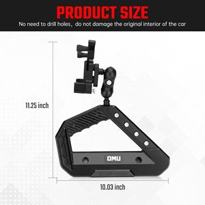 Supporto per Telefono da Auto Compatibile con Bronco, Maniglia Centrale in Alluminio con Compatibilità Smartphone - Product Image 6